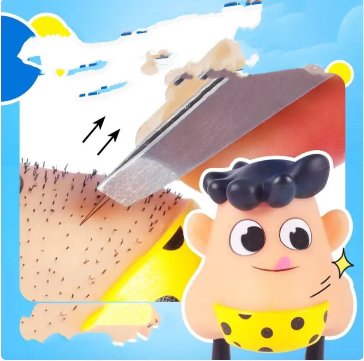 Funny Venting Beard Toy