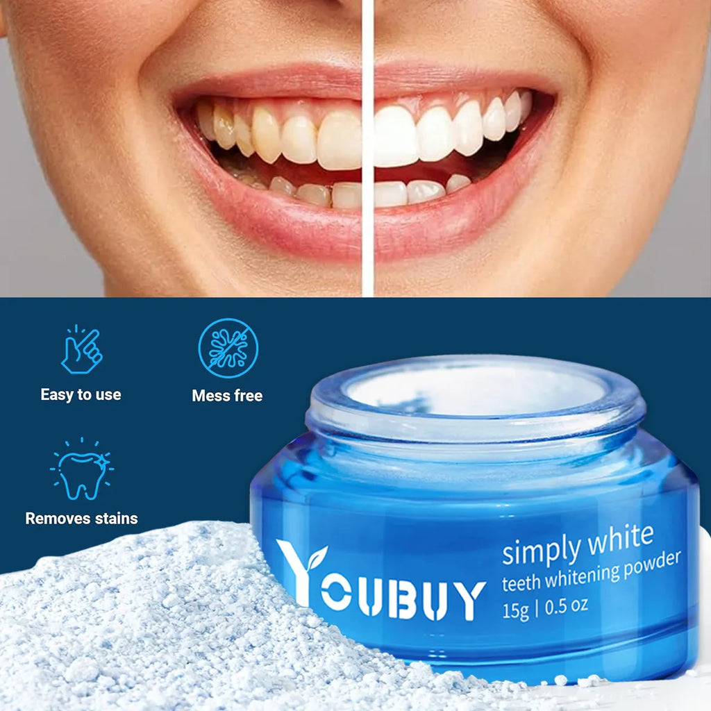 Teeth Whitening Brightening Powder - Enamel Safe