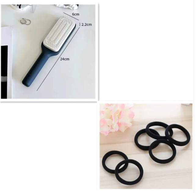 4-in-1 Self-Cleaning Hair Brush