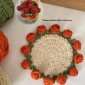 Crochet Rose Coaster DIY Kit