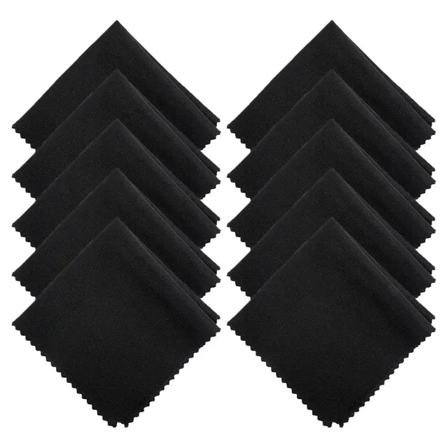 CrystalClear Microfiber Cleaning Cloths - 10 Pack